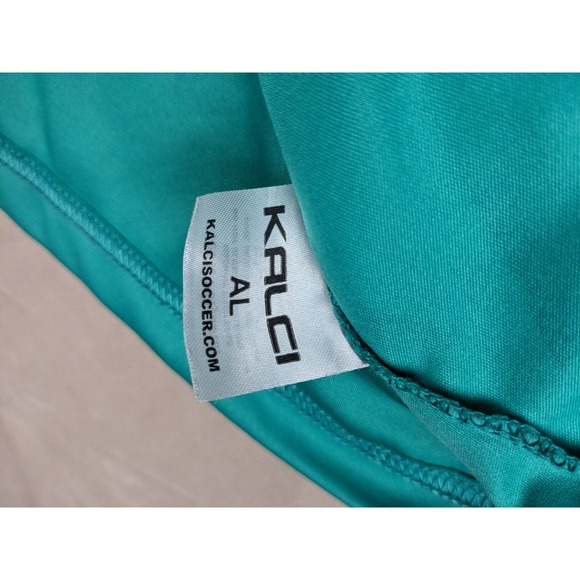 Kalci Soccer Large Goalie Goalkeeper Jersey Padded Elbow Geometric Stretch - Picture 11 of 16